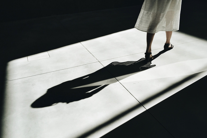 Shadow of a Walking Woman